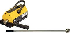 Mag-Mate - 1,600 Lb Load Capacity, Magnetic Lifter - 8-7/8" High x 4-7/8" Wide, 4" Head/Holder Diam, 2 Poles, For Use with Flat & Round Ferrous Metal - Apex Tool & Supply