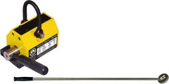 Mag-Mate - 250 Lb Load Capacity, Magnetic Lifter - 6-5/8" High x 2-5/8" Wide, 2" Head/Holder Diam, 2 Poles, For Use with Flat & Round Ferrous Metal - Apex Tool & Supply