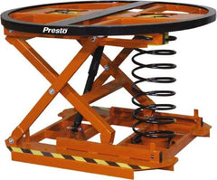Presto Lifts - 4,500 Lb Capacity Steel Leveler - 43-5/8" Diam x 28" High - Apex Tool & Supply
