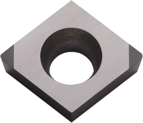 Kyocera - CCMW3251 ME Grade KBN475 CBN Turning Insert - 80° Diamond, 3/8" Inscr Circle, 5/32" Thick, 1/64" Corner Radius - Apex Tool & Supply