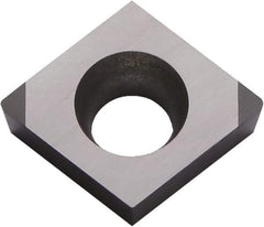 Kyocera - CCMW3251 ME Grade KBN475 CBN Turning Insert - 80° Diamond, 3/8" Inscr Circle, 5/32" Thick, 1/64" Corner Radius - Apex Tool & Supply