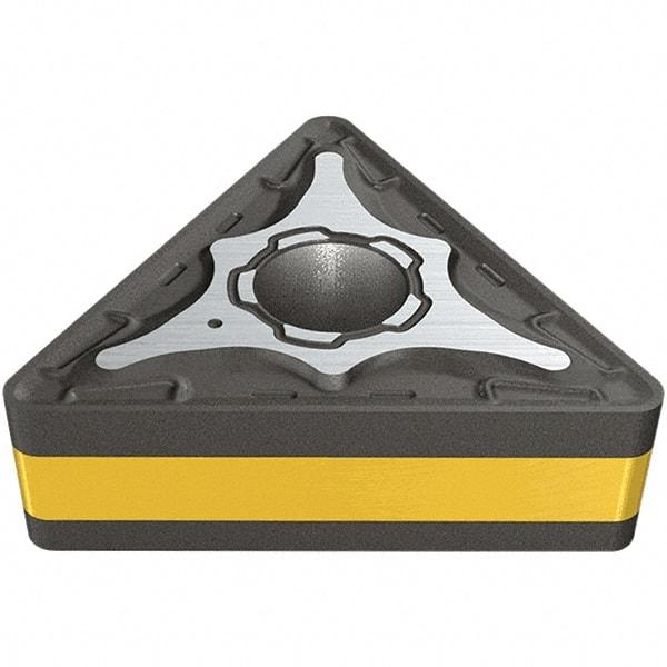 Iscar - TNMG332 M3P Grade IC830 Carbide Turning Insert - TiAlN/AlTiN/TiN Finish, 60° Triangle, 9.52mm Inscr Circle, 4.76mm Thick, 0.8mm Corner Radius - Apex Tool & Supply