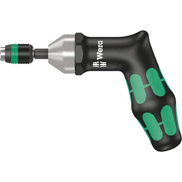 Wera - 1 Piece, 4 to 8.8 N/m, Ergo Cushion Grip Driver Preset Torque Limiting Screwdriver - 1/4" Drive - Apex Tool & Supply