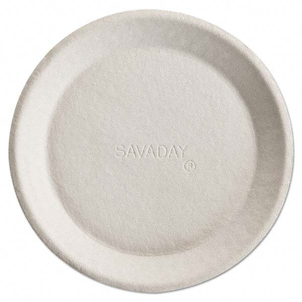 Chinet - Savaday Molded Fiber Plates, 10", Round, 500/Carton - Apex Tool & Supply