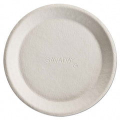 Chinet - Savaday Molded Fiber Plates, 10", Round, 500/Carton - Apex Tool & Supply