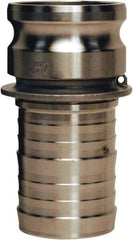 Dixon Valve & Coupling - 5" Stainless Steel Cam & Groove Suction & Discharge Hose Male Adapter Hose Shank - Part E, 75 Max psi - Apex Tool & Supply