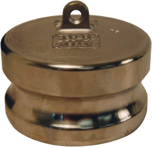 Dixon Valve & Coupling - 1" Stainless Steel Cam & Groove Suction & Discharge Hose Dust Plug For Use with Couplers - Part DP, 250 Max psi - Apex Tool & Supply