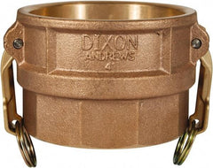 Dixon Valve & Coupling - 3/4" Brass Cam & Groove Suction & Discharge Hose Female Coupler Female NPT Thread - Part D, 3/4" Thread, 250 Max psi - Apex Tool & Supply