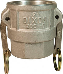 Dixon Valve & Coupling - 1-1/4" Aluminum Cam & Groove Suction & Discharge Hose Female Coupler Female NPT Thread - Part D, 1-1/4" Thread, 250 Max psi - Apex Tool & Supply