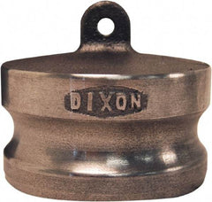 Dixon Valve & Coupling - 2" Malleable Iron Cam & Groove Suction & Discharge Hose Dust Plug For Use with Couplers - Part DP, 250 Max psi - Apex Tool & Supply