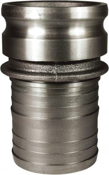 Dixon Valve & Coupling - 4" Ductile Iron Cam & Groove Suction & Discharge Hose Male Adapter Hose Shank - Part E, 100 Max psi - Apex Tool & Supply