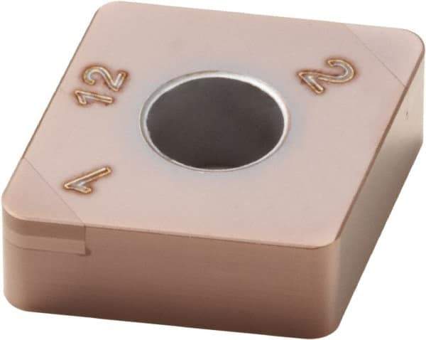 Seco - CNGA432 Grade CH2540 CBN Turning Insert - 80° Diamond, 1/2" Inscr Circle, 3/16" Thick, 1/32" Corner Radius - Apex Tool & Supply
