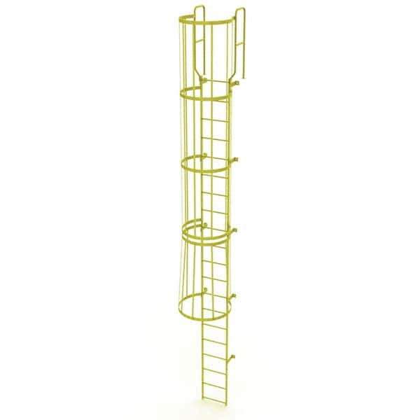 TRI-ARC - Rolling & Wall Mounted Ladders & Platforms Type: Fixed Ladder Style: Safety Cage - Apex Tool & Supply