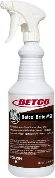 Betco - Liquid Furniture Polish - Lemon Scented, Plastic Bottle Container - Apex Tool & Supply