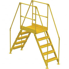 Vestil - 92-7/8" High 500 Lb Capacity 5 Step Crossover Bridge - Apex Tool & Supply