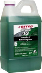 Betco - 2 L Bottle Cleaner/Degreaser - Liquid, Emerging Storm - Apex Tool & Supply