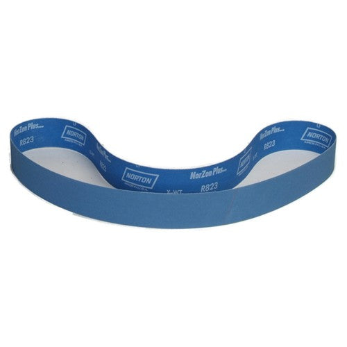 ‎2-1/2″ × 60″ NorZon Plus R824 Narrow Belt 24 Grit Zirconia Alumina - Apex Tool & Supply