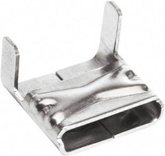 IDEAL TRIDON - Stainless Steel Banding Strap Buckle - 3/4" Wide x 0.02" Thick - Apex Tool & Supply