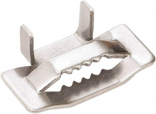 IDEAL TRIDON - Stainless Steel Banding Strap Buckle - 1/4" Wide x 0.03" Thick - Apex Tool & Supply