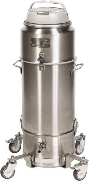 Nilfisk - 3.25 Gal, Stainless Steel Tank, Wet, Mercury Vacuum Cleaner - 10 Amps - Apex Tool & Supply