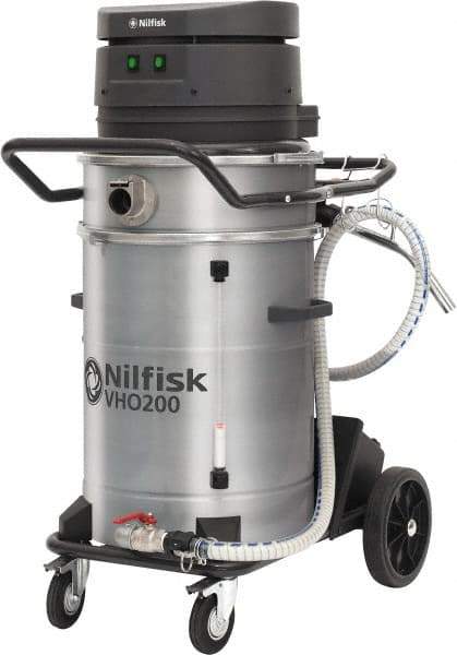 Nilfisk - 14 Gal, Painted Steel Tank, Dry, Machine Shop Vacuum Cleaner - 13.3 Amps - Apex Tool & Supply