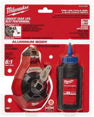 Milwaukee Tool - 100' Long Chalk Reel, Chalk, Line Level - Apex Tool & Supply
