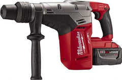 Milwaukee Tool - 18 Volt 1-9/16" SDS Max Chuck Cordless Rotary Hammer - 0 to 3,000 BPM, 0 to 450 RPM, Reversible - Apex Tool & Supply