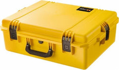 Pelican Products, Inc. - 19-45/64" Wide x 8-39/64" High, Clamshell Hard Case - Yellow, HPX High Performance Resin - Apex Tool & Supply