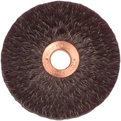 3″ Polyflex Encapsulated Small Diameter Crimped Wire Wheel, .014″ Steel Fill, 1/2″ Arbor Hole - Apex Tool & Supply