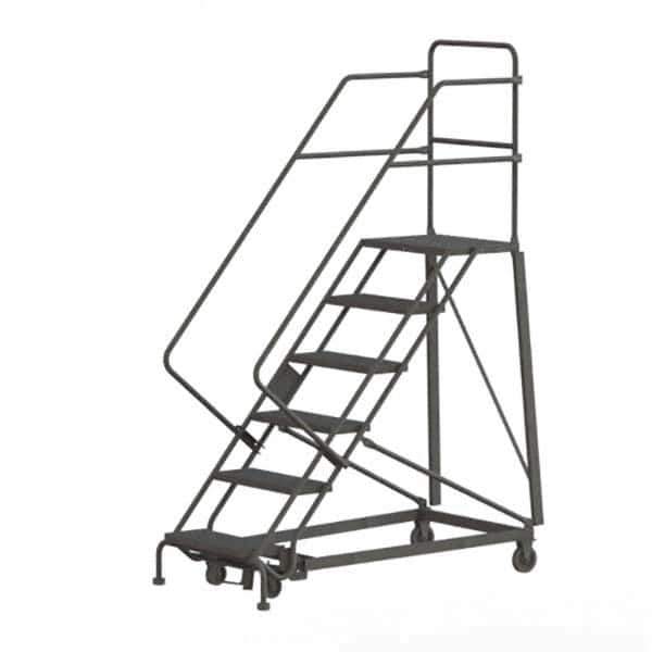 TRI-ARC - Rolling & Wall Mounted Ladders & Platforms Type: Stairway Slope Ladder Style: Rolling Safety Ladder - Apex Tool & Supply