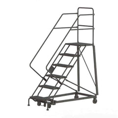 TRI-ARC - Rolling & Wall Mounted Ladders & Platforms Type: Stairway Slope Ladder Style: Rolling Safety Ladder - Apex Tool & Supply