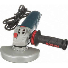 Bosch - 6" Wheel Diam, 9,300 RPM, Corded Angle & Disc Grinder - 5/8-11 Spindle, 120 Volts, 13 Amps - Apex Tool & Supply