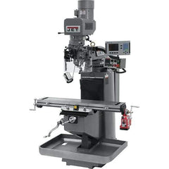 Jet - 9" Table Width x 49" Table Length, Electronic Variable Speed Control, 3 Phase Knee Milling Machine - 3 hp - Apex Tool & Supply