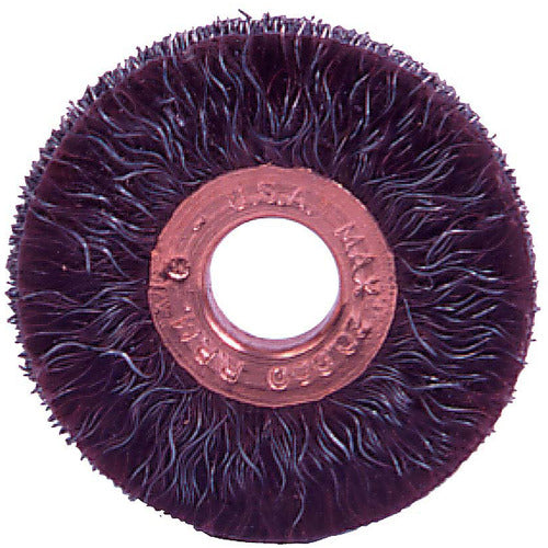 1-1/4″ Polyflex Encapsulated Small Diameter Crimped Wire Wheel, .014″ Steel Fill, 3/8″ Arbor Hole - Apex Tool & Supply