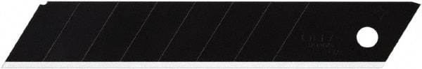 Olfa - 100 Piece Steel Snap Blade - 110mm OAL, 0.019" Blade Thickness - Apex Tool & Supply