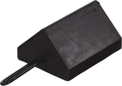 Vestil - 15-1/8" Wide x 4-7/8" High x 7-3/8" Deep, Rubber Wheel Chock - Apex Tool & Supply