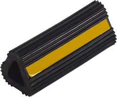 Vestil - 4-3/16" Wide x 3-15/16" High x 10" Deep, Rubber Wheel Chock - Apex Tool & Supply