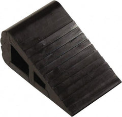 Vestil - 4" Wide x 3" High x 6-1/2" Deep, Rubber Wheel Chock - Apex Tool & Supply