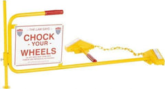 Vestil - 40-1/16" Wide x 20-1/8" High x 45" Deep, Steel Wheel Chock - Apex Tool & Supply