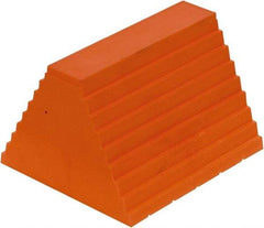 Vestil - 9-1/2" Wide x 8" High x 6" Deep, Urethane Wheel Chock - Apex Tool & Supply