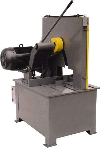 Kalamazoo - 26" Blade Diam, 1" Arbor Hole, Straight Chop & Cutoff Saw - 1,800 RPM, 20 hp, 220/440 Volts, 3 Phase - Apex Tool & Supply
