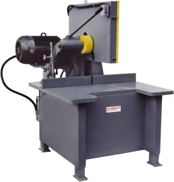 Kalamazoo - 20" Blade Diam, 1" Arbor Hole, Straight Chop & Cutoff Saw - 2,500 RPM, 15 hp, 220/440 Volts, 3 Phase - Apex Tool & Supply