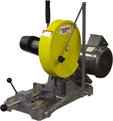 Kalamazoo - 10" Blade Diam, 5/8" Arbor Hole, Straight Chop & Cutoff Saw - 3,450 RPM, 3 hp, 220/440 Volts, 1 or 3 Phase - Apex Tool & Supply