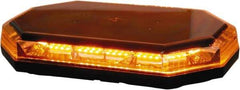Buyers Products - Variable Flash Rate, Magnetic or Permanent Mount Emergency LED Lightbar Assembly - Powered by DC, Amber & Clear - Apex Tool & Supply