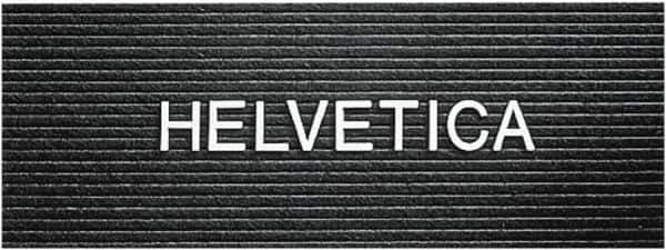 Quartet - Plastic Letter Kits Type: Reusable Letters Display Size: 1/2 (Inch) - Apex Tool & Supply