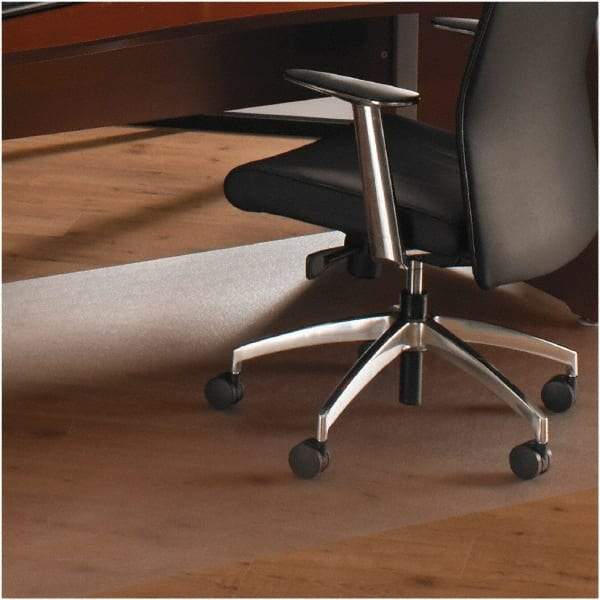 Floortex - 60" Long x 60" Wide, Chair Mat - Square, Straight Edge Style - Apex Tool & Supply