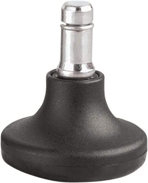 Master Caster - Matte Black Caster Set - For Wood & Tubular Metal Chairs & Office Furniture - Apex Tool & Supply