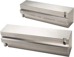 Kurt - 7" Jaw Width, 50.29mm Jaw Height, 1-1/2" Jaw Thickness, Quick Change Jaw System Vise Jaw Sets - Aluminum, Bolt-On, 2 Jaws, Soft Jaws - Apex Tool & Supply