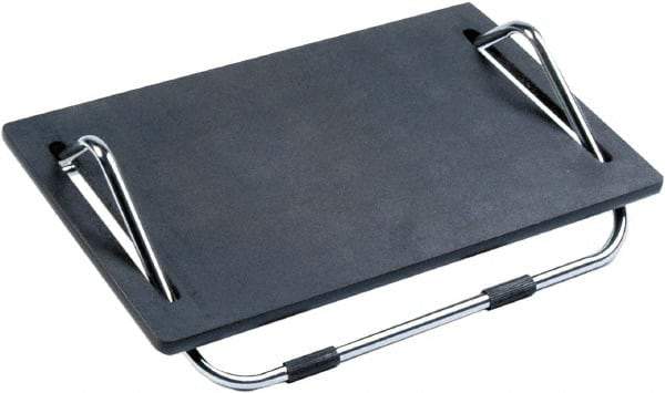 Safco - 18-1/2" Wide, 5" High Adjustable Foot Rest - Black - Apex Tool & Supply
