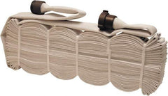 Dixon Valve & Coupling - 2" ID, 135 Working psi, White Polyester/Rubber Fire Hose, Single Jacket - Male x Female NPSH Ends, 50' Long, 405 Burst psi - Apex Tool & Supply